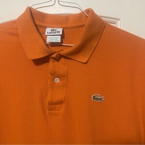 Lacoste Men's Polo Shirt in Bold Orange